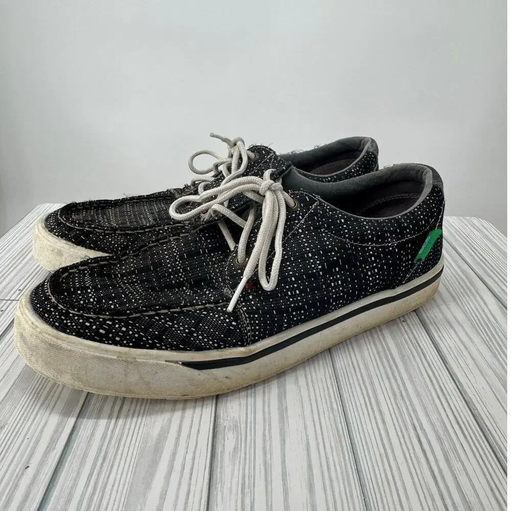 Twisted X Men’s Kicks MCA0033‎ Size 9.5M Dark Gray Textile Lace-Up Casual Shoes